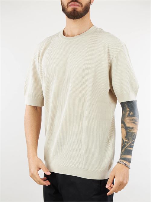 Jacquard cotton sweater Paolo Pecora PAOLO PECORA | Sweater | A029F1001420